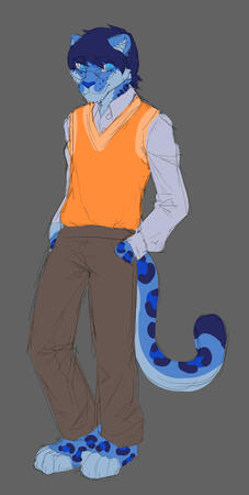 Sketch of original character Sketch of original character